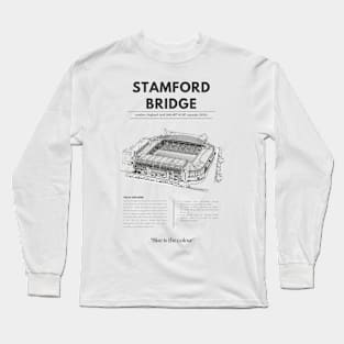 Stamford Bridge Stadium Long Sleeve T-Shirt